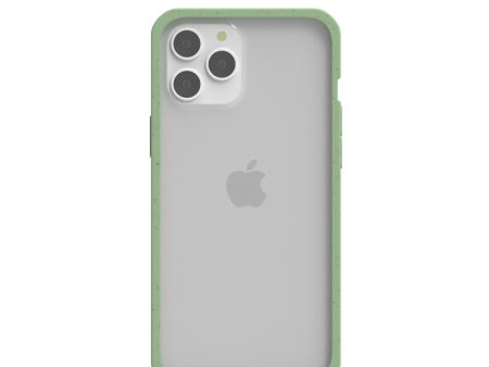 Clear iPhone 12 Pro Max Case with Sage Green Ridge For Sale