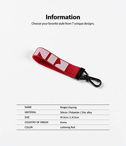 Key Ring - Red on Sale