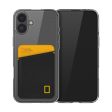 Nat Geo iPhone 16 Plus Back Cover Case | Card Pocket V2 - Yellow & Black Discount