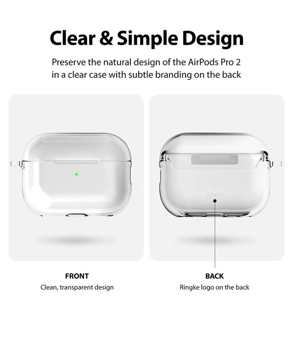 AirPods Pro 2 2nd Generation (2022) Hinge Case - Clear on Sale