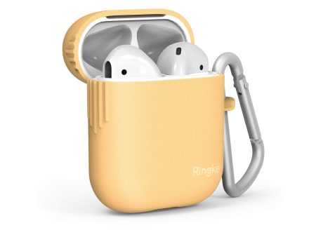 AirPods case (2019) Case Pouch | Silicone - Honey Mustard For Sale