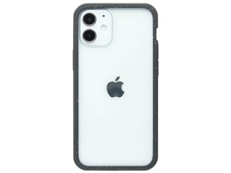 Clear iPhone 12 Mini Case with Black Ridge on Sale