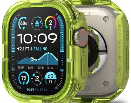 Apple Watch Ultra 2 1 Fusion Bumper Double-Layer Case  - Neon Green Online now