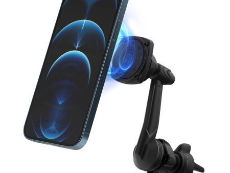 Power Clip Wing Magnetic Air Vent Car Mount Black For Discount