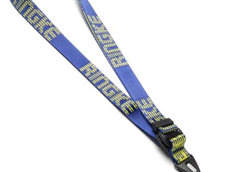 Lanyard Strap Lettering - Lettering Royal Blue on Sale