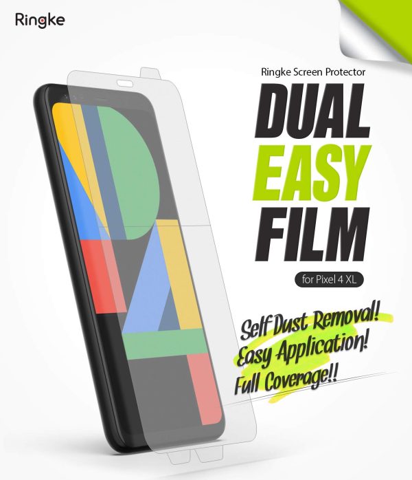 Pixel 4 XL Screen Protector Guard | DUAL EASY FULL - 2 Pack For Discount