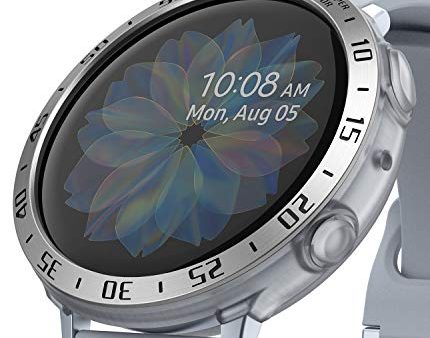 Air Sports + Bezel Styling Combo Case Designed for Galaxy Watch Active 2 44mm - Matte Clear   30 For Discount