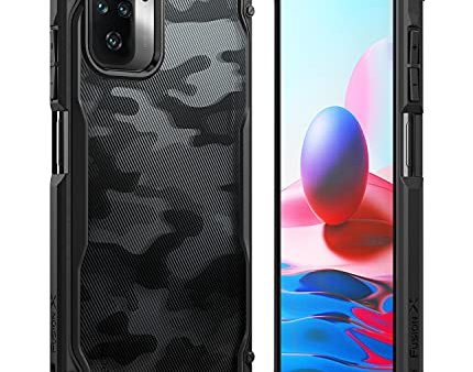 Redmi Note 10   Redmi Note 10S Back Cover Case | Fusion X Design - Camo Black Online Sale