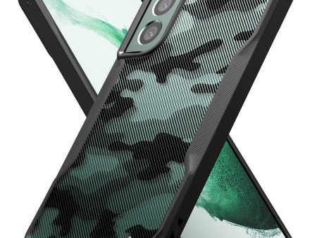 Samsung Galaxy S22 Back Cover Case | Fusion X - Camo Black Online now