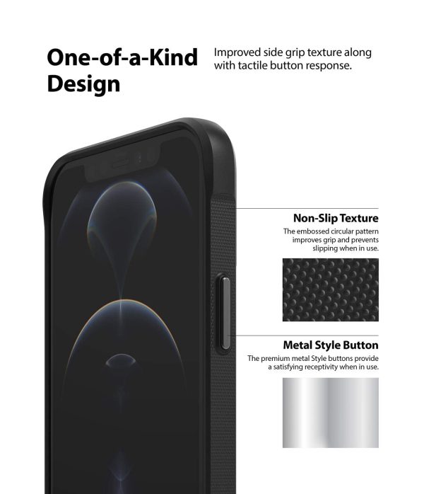 iPhone 12   12 Pro Back Cover Case | Onyx Design - Keep Calm and Carry On Sale