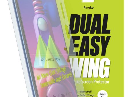 Galaxy M51 Screen Protector Film | DUAL EASY WING - 2 Pack Hot on Sale