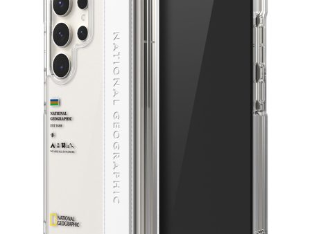 Nat Geo Galaxy S24 Ultra Back Cover Case | Strap Case-Clear White Online