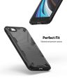 Apple iPhone SE (2nd generation) Back Cover Case | Fusion X Design Carbonfiber Black Discount