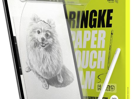 iPad Pro 11 inch (M4, 2024), Anti-Glare Matte PET Paper Texture for Drawing Writing Screen Protector | with Easy Installation Tool - (Hard) 2 Pack For Sale