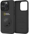 Nat Geo iPhone 15 Pro Max Back Cover Case Soft - Global Seal (Black) Fashion