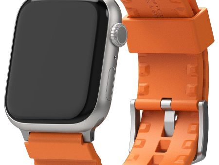 Apple Watch Ultra 49mm 8 7 45mm SE 44mm Rubber One Bold | Watch Band - Orange Online Hot Sale