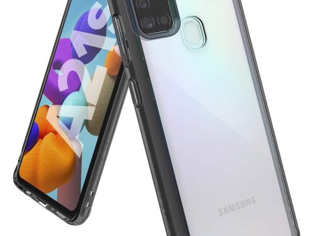 Samung Galaxy A21s Case | Fusion - Smoke Black For Cheap