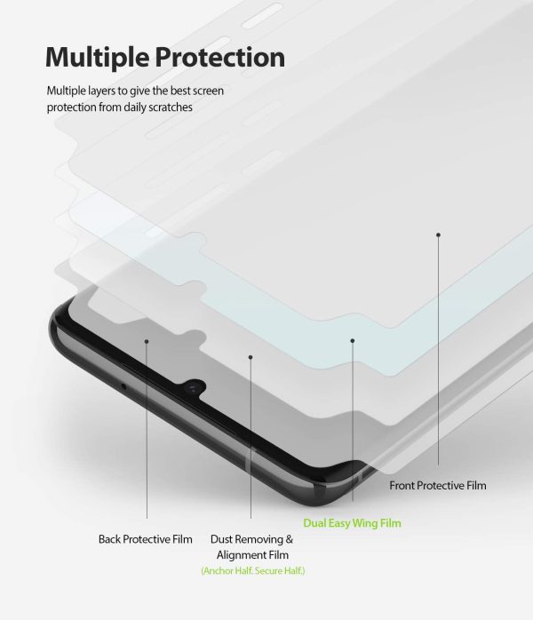 Galaxy S20 Ultra Screen Protector Film | DUAL EASY WING - 2 Pack on Sale