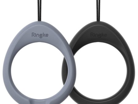 Finger Ring Strap - Black & Lavender Gray Hot on Sale