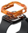 Apple Watch 10 42mm Fusion Bumper Case - Neon Orange Online now