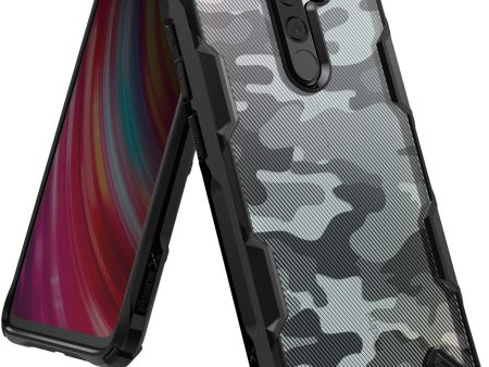 Redmi Note 8 Pro Back Cover Case | Fusion X Design - Camo Black Cheap