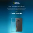 Nat Geo iPhone 15 Pro Max Back Cover Case | Crystal Clear - White Logo For Cheap