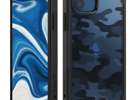 iPhone 12 Mini Back Cover Case | Fusion X Design - Camo Black Sale