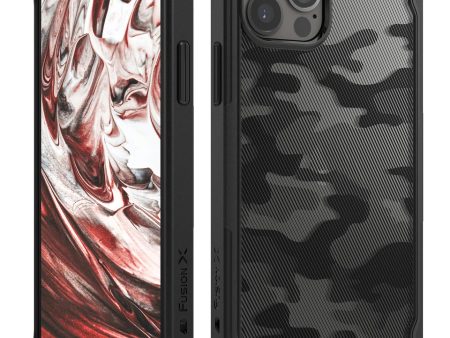 iPhone 12   12 Pro Back Cover Case | Fusion X - Camo Black Cheap