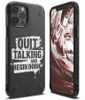 iPhone 12   12 Pro Back Cover Case | Onyx Design - Quit Talking Online