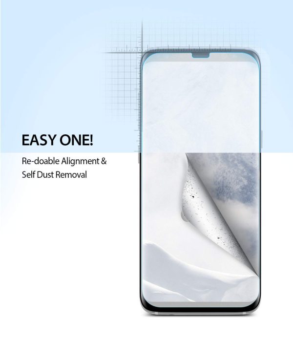 Ringke Dual Easy Full Coverage Screen Protector for Galaxy S8 Plus [2-Pack] Online