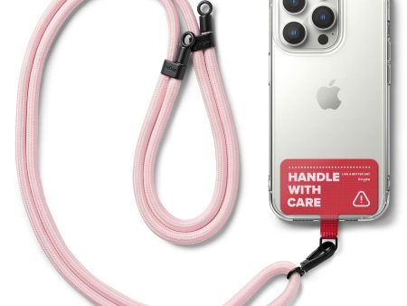 Ringke Holder Link Strap with Red Tarpaulin Tag - Pink Online Sale