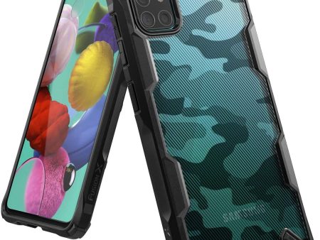 Samsung Galaxy A51 Back Cover Case | Fusion X Design - Camo Black Online Hot Sale