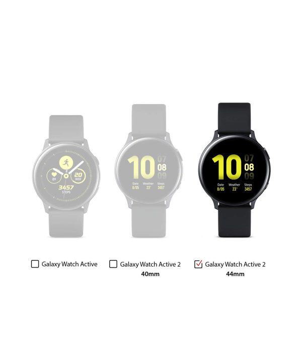 Air Sports Case Designed for Galaxy Watch Active 2 44mm - Black + Matte Clear Online Sale