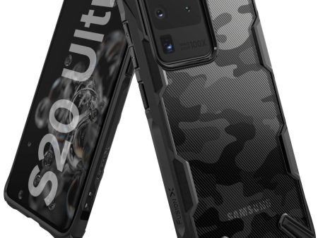 Samsung Galaxy S20 Ultra Back Cover Case | Fusion X - Camo Black Hot on Sale