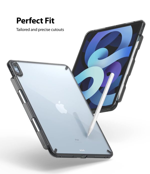 iPad Air 5   iPad Air 4 10.9  Back Cover Case | Fusion - Smoke Black Fashion