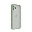 Clear iPhone 12 Pro Max Case with Sage Green Ridge For Sale