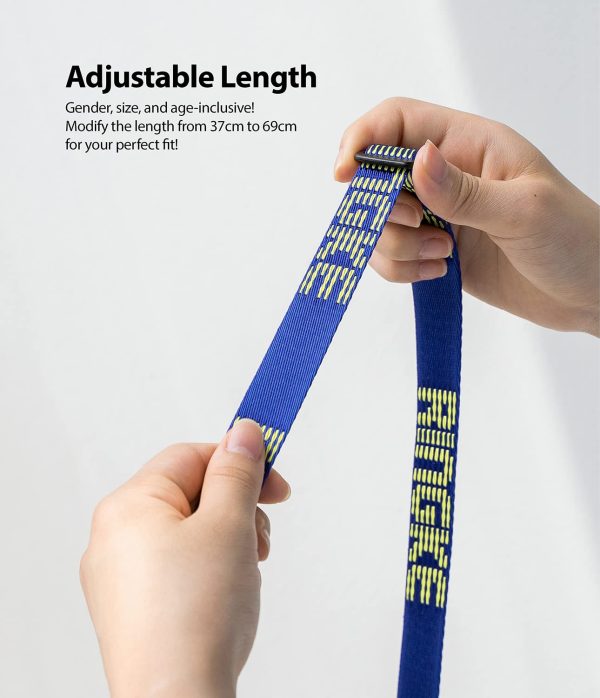 Lanyard Strap Lettering - Lettering Royal Blue on Sale