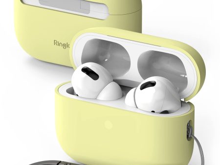 AirPods Pro 2 (2nd Generation) Pouch | Silicone Case - Mellow Yellow For Discount