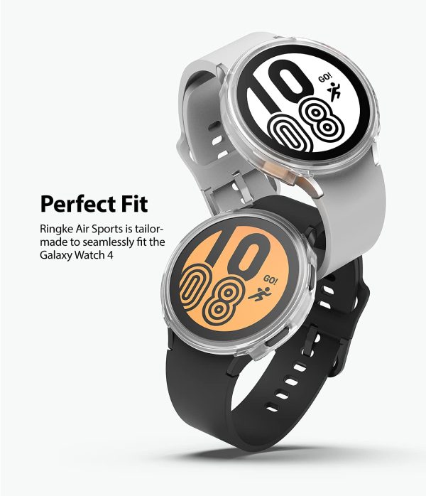 Air Sports Compatible with Samsung Galaxy Watch 4 44mm Case - Matte Clear Online Hot Sale