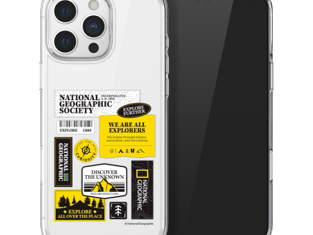 Nat Geo iPhone 16 Pro Max Back Cover Case | Crystal Clear Wappen V2 - Explore Online