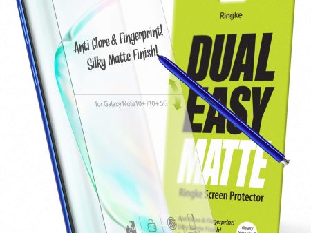 Galaxy Note 10+ 10+ 5G Screen Protector Film | Dual Easy Matte - 2 Pack Sale