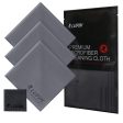 Ringke Microfiber Cleaning Cloths, Large [3+1 Pack] - Gray Online