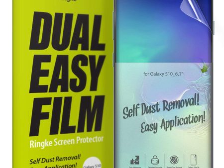 Galaxy S10 Screen Protector Film | Dual Easy Full - 2 Pack Cheap