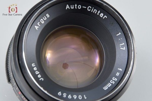 Arugs Auto-Cintar 55mm f 1.7 M42 Mount Lens Online Hot Sale