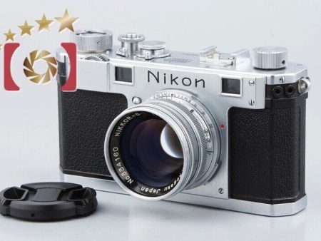 Nikon S Early Model 35mm Rangefinder Film Camera + NIKKOR-S.C 50mm f 1.4 Discount