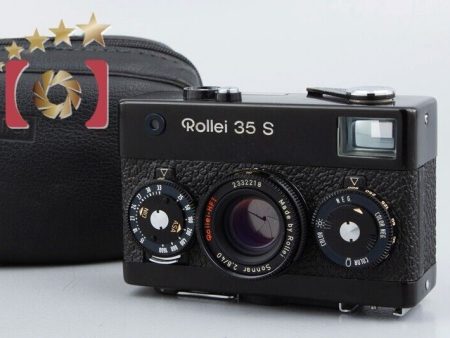 Very Good!! Rollei 35S Black 35mm Point & Shoot Film Camera For Sale