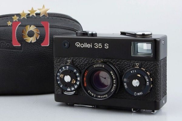 Very Good!! Rollei 35S Black 35mm Point & Shoot Film Camera For Sale