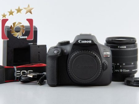 Very Good!! Canon EOS Kiss X80   Rebal T6   1300D 18.0 MP DSLR 18-55mm Lens Kit Online