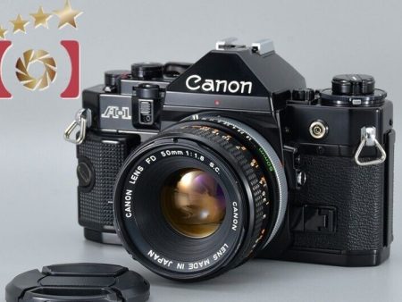 Canon A-1 35mm SLR Film Camera + FD 50mm f 1.8 S.S.C. Supply